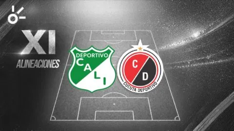 Posibles alineaciones de Deportivo Cali vs Cúcuta Deportivo por la Liga BetPlay Dimayor 2026-II