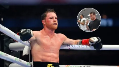 El entrenamiento de Canelo Álvarez con Usyk: la nueva fórmula para su pelea ante Christian Mbilli