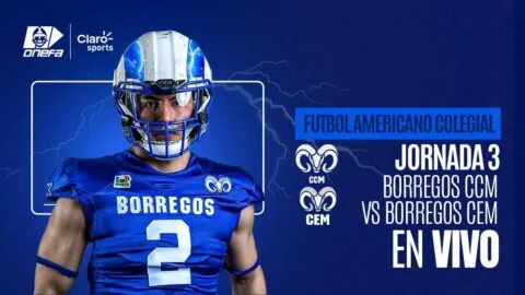 Borregos CCM vs Borregos CEM en vivo: transmisión de la semana 3 de la ONEFA 2026, hoy 18 de septiembre