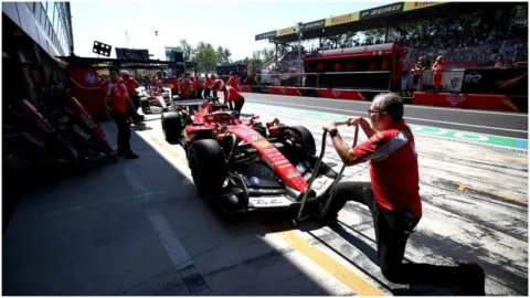 Ferrari ilusiona a los tifosi en las primeras prácticas libres del GP de Italia, mientras Checo Pérez cede su asiento
