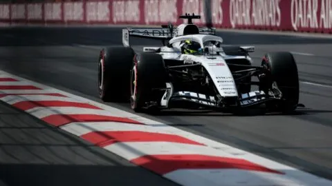 Checo Pérez lamenta la mala planificación de Cadillac en Bakú: “No tuvimos rebufo en la clasificación”