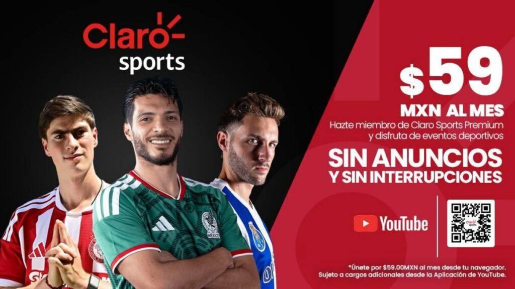 Claro Sports Premium llega con partidos de México, Europa y más deporte sin interrupciones
