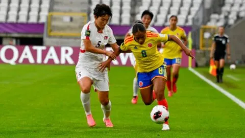 Goleadas, pero clasificadas: Colombia jugará los octavos de final del Mundial sub20 tras caer ante Corea del Norte