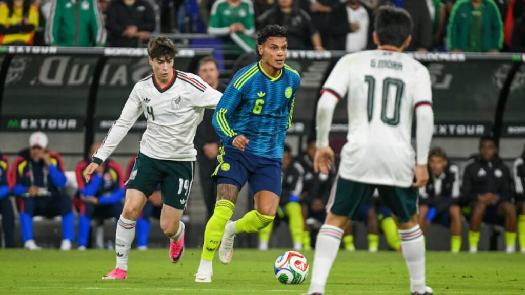 Colombia vs México en la fecha FIFA.