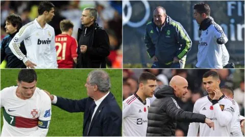 ¡No es la primera vez! Cristiano y sus polémicas con entrenadores: los capítulos más tensos de su carrera