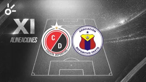 Posibles alineaciones del Cúcuta vs Deportivo Pasto por Liga BetPlay Dimayor 2026-II