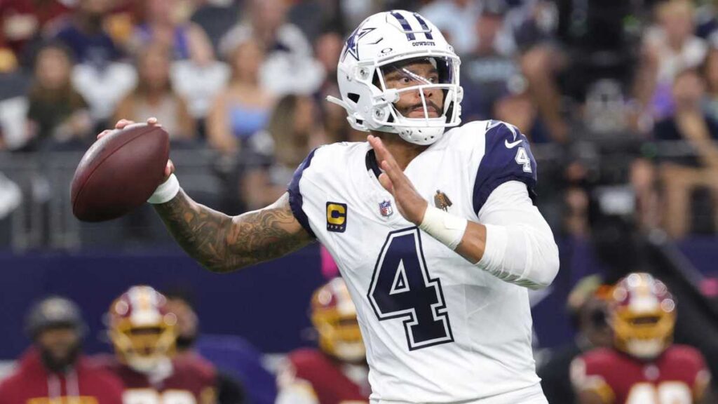 Dak Prescott comanda el triunfo de Cowboys sobre Commanders
