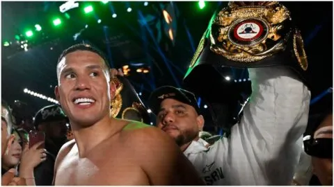 David Benavidez, en riesgo de perder uno de sus campeonatos mundiales fuera del ring