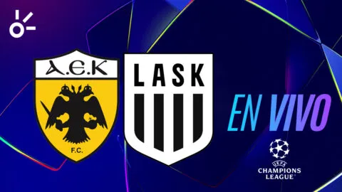 AEK vs LASK en vivo Champions League 2026: goles y resultados en directo de la fase de liga, hoy 8 de septiembre