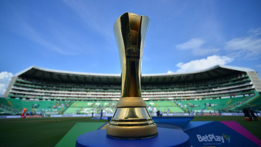 El trofeo de la Liga Femenina BetPlay