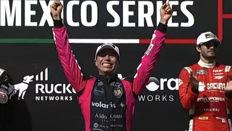 Eloy Falcón conquista Aguascalientes y arranca con victoria el Chase de NASCAR México Series
