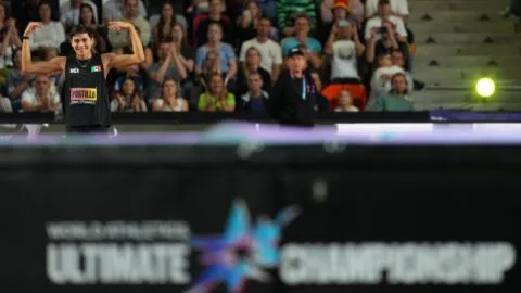 Erick Portillo vuelve al podio en el World Athletics Ultimate Championship 2026