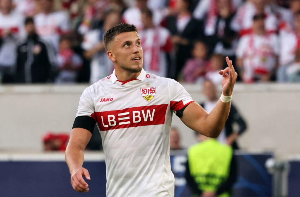 Ermedin Demirovic celebra un gol. - Robin Rudel, Reuters.