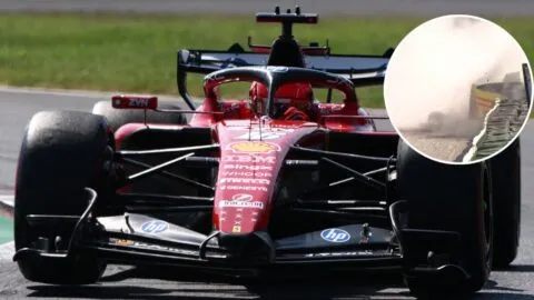 Fuerte accidente de Charles Leclerc provoca bandera roja y detiene el GP de Italia