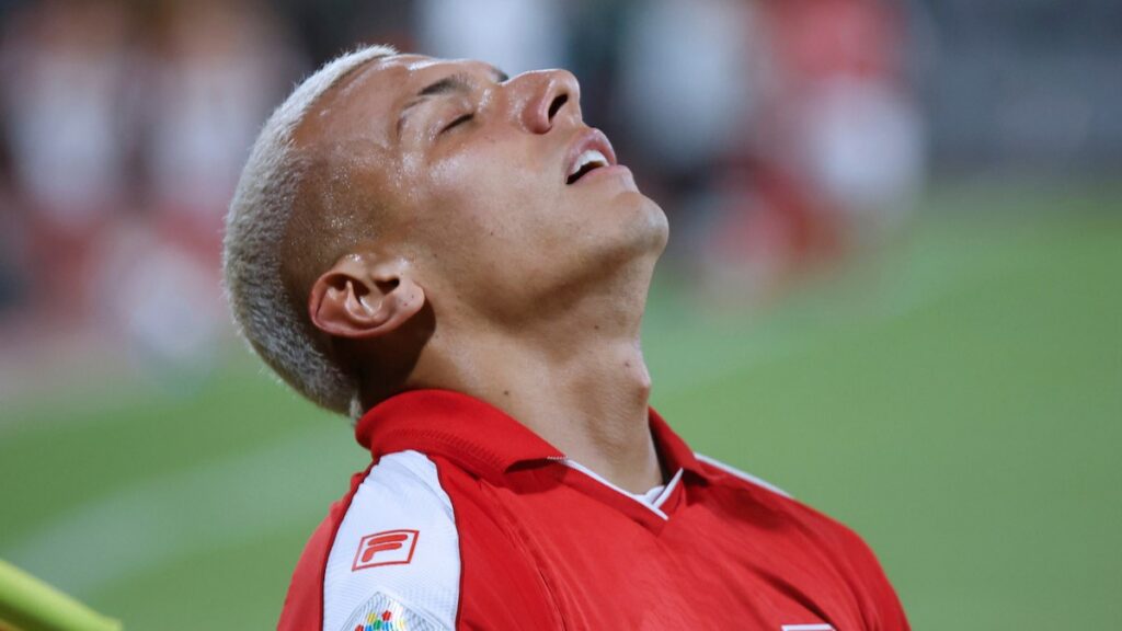 Franco Fagúndez, jugador de Santa Fe.