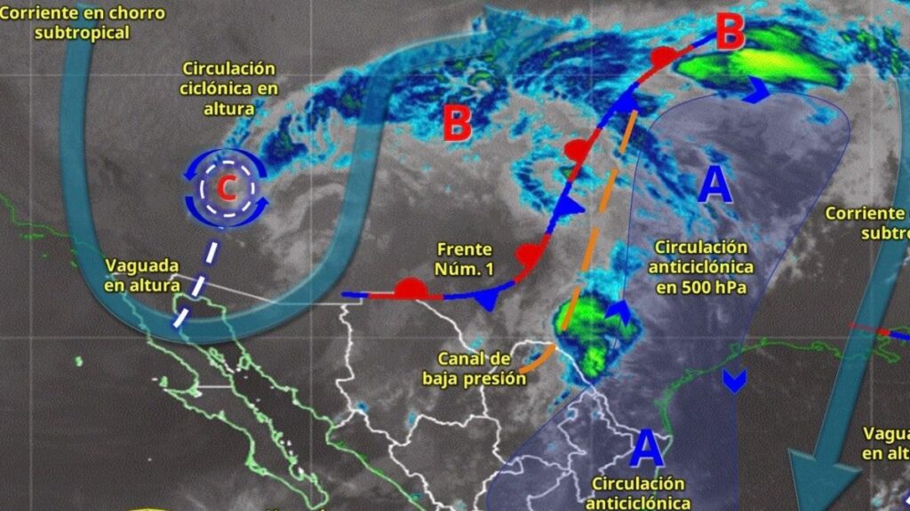 Habrá Frente Frío y entra por el norte del país