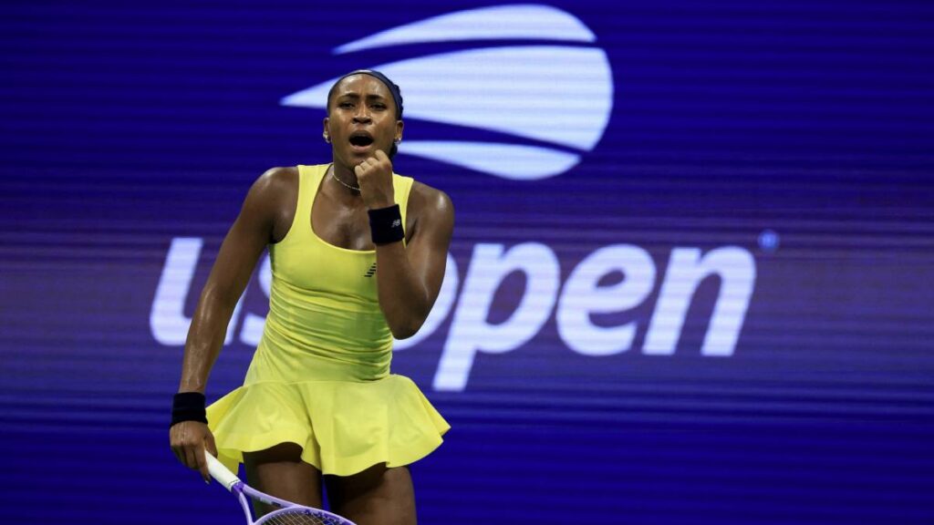 Coco Gauff elimina a Paula Badosa y avanza en el US Open.