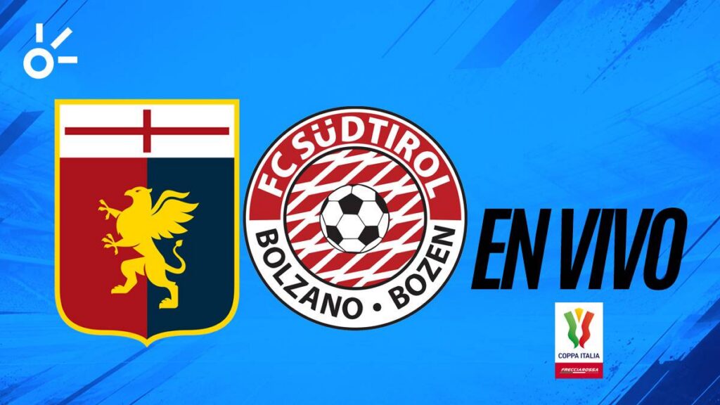 Fútbol en vivo: Genoa vs Sudtirol la Copa de Italia 2026