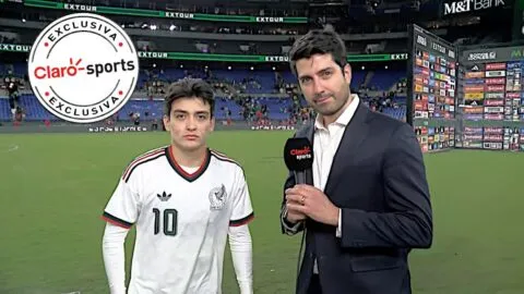 Gilberto Mora y su primer gol con la selección mexicana: "Salió como yo quería, estoy feliz"