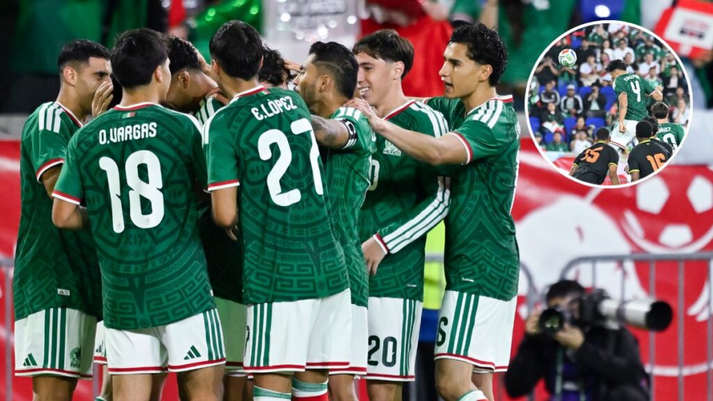 El Toro Guzmán en festejo de gol
