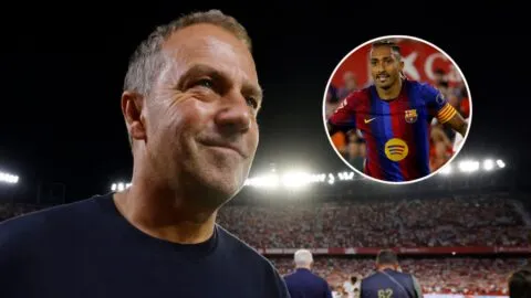 Hansi Flick se rinde ante Raphinha y la decisión que tomaron con él en el Barcelona