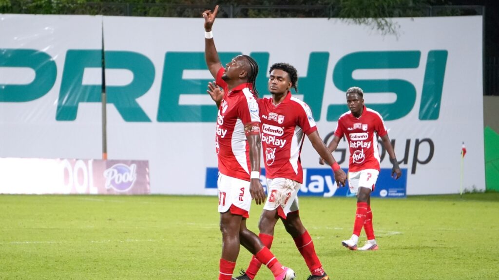 Hugo Rodallega llegó a 78 goles con Santa Fe y 100 en el FPC