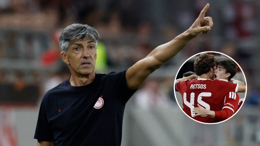 Imanol Alguacil en partido del Olympiacos