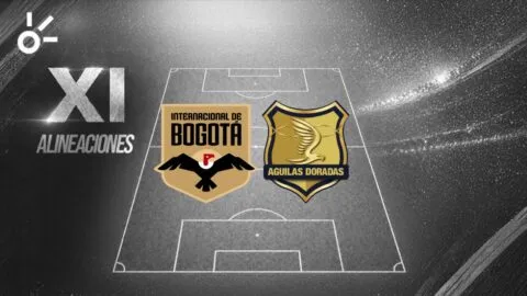 Posibles alineaciones del Internacional de Bogotá vs Águilas Doradas por la Liga BetPlay Dimayor 2026-II