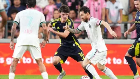 Inter Miami deja escapar el triunfo ante Nashville con un gol en el último minuto
