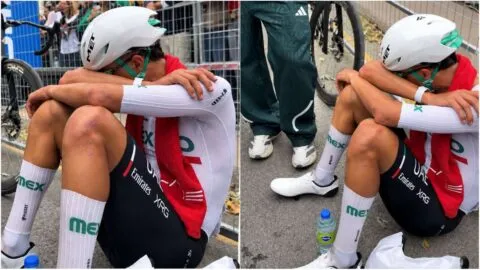 ¡El Torito se derrumba! Isaac del Toro rompe en llanto tras concluir su participación en el Mundial de Ciclismo