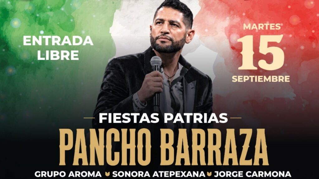 Pancho Barraza en Iztapalapa este 15 de septiembre | @ALEIDAALAVEZ
