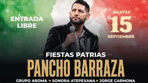 Pancho Barraza y Grupo Aroma en concierto el 15 de septiembre: cartelera completa en Iztapalapa
