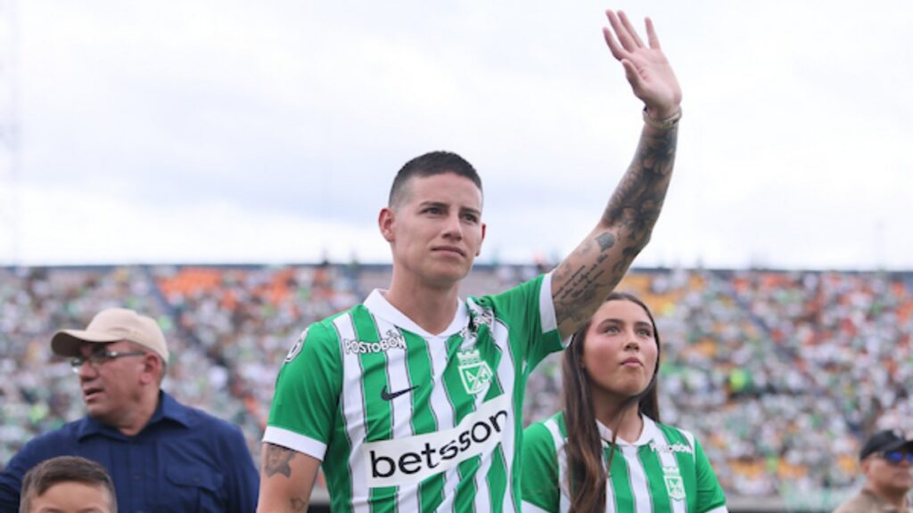 James Rodríguez, nuevo jugador de Atlético Nacional.