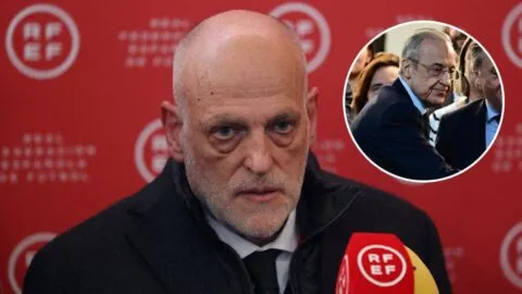 Javier Tebas: “Mientras Florentino Pérez siga siendo presidente del Real Madrid, la relación es irreparable”