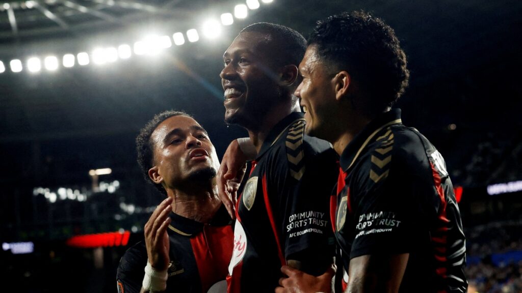 Jugadores del Bournemouth celebrando