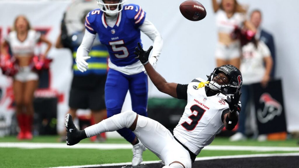 Kamari Lassiter durante el Bills vs Texans NFL 2026