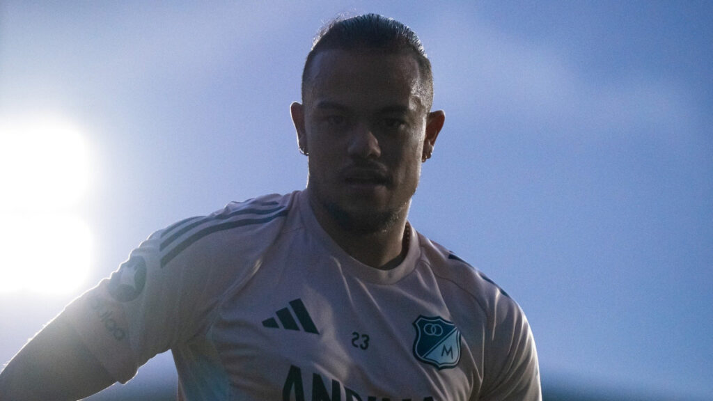 Leonardo Castro, en un entrenamiento. - Millonarios FC.