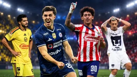 Chivas manda entre los grandes: Cruz Azul toma impulso y América y Pumas pierden terreno