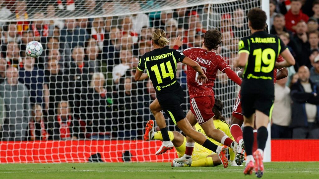 El gol de Marcos Llorente en el Liverpool vs Atlético, Champions League 2026