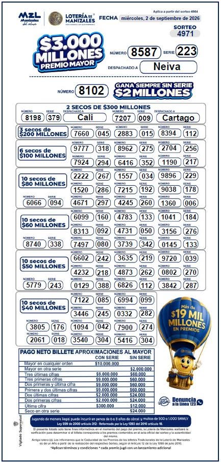 Lotería de Manizales