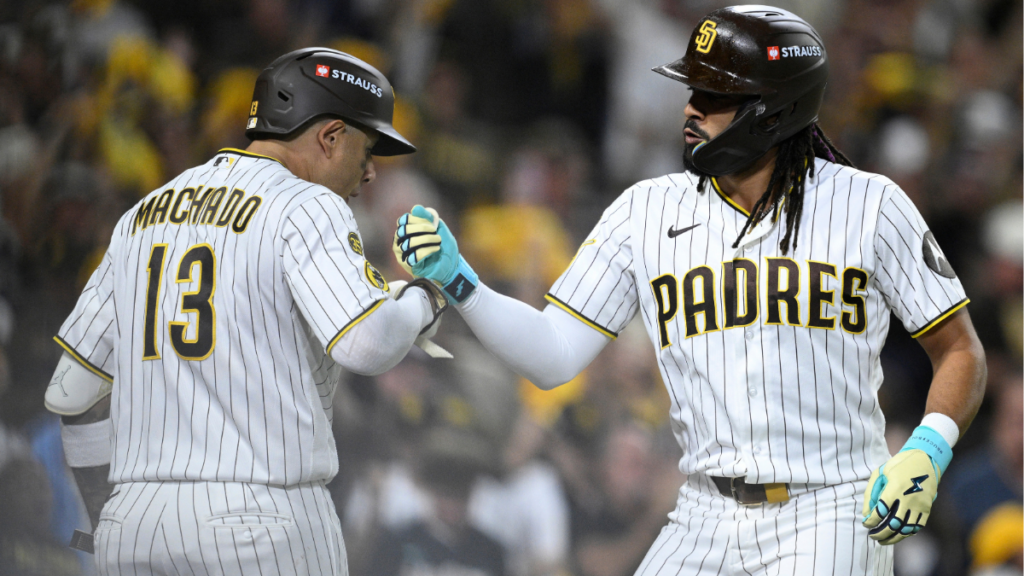 Tatis y Machado conectaron jonrones en el primer ininng ante los Cubs