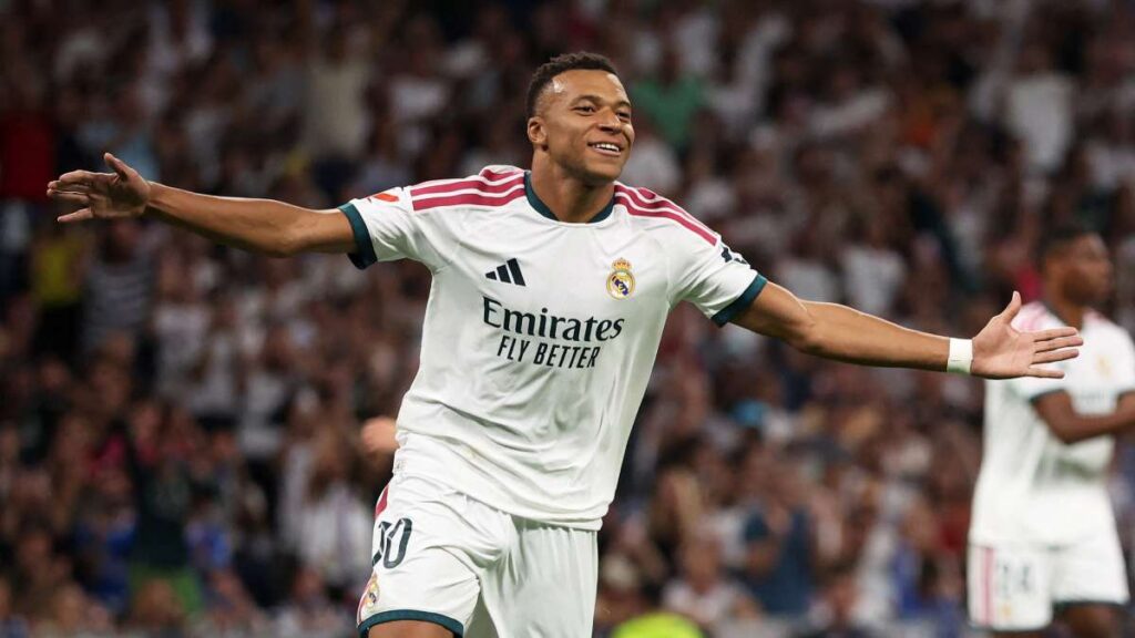 Kylian Mbappé durante el partido entre Real Madrid y Rayo Vallecano, LaLiga 2026