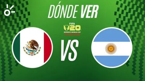 México vs Argentina: horario y dónde ver en vivo el Mundial Femenil sub 20