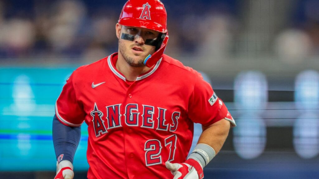 Mike Trout, pelotero de Los Angeles Angels