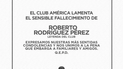 Muere Roberto ‘Monito’ Rodríguez, histórico futbolista del América