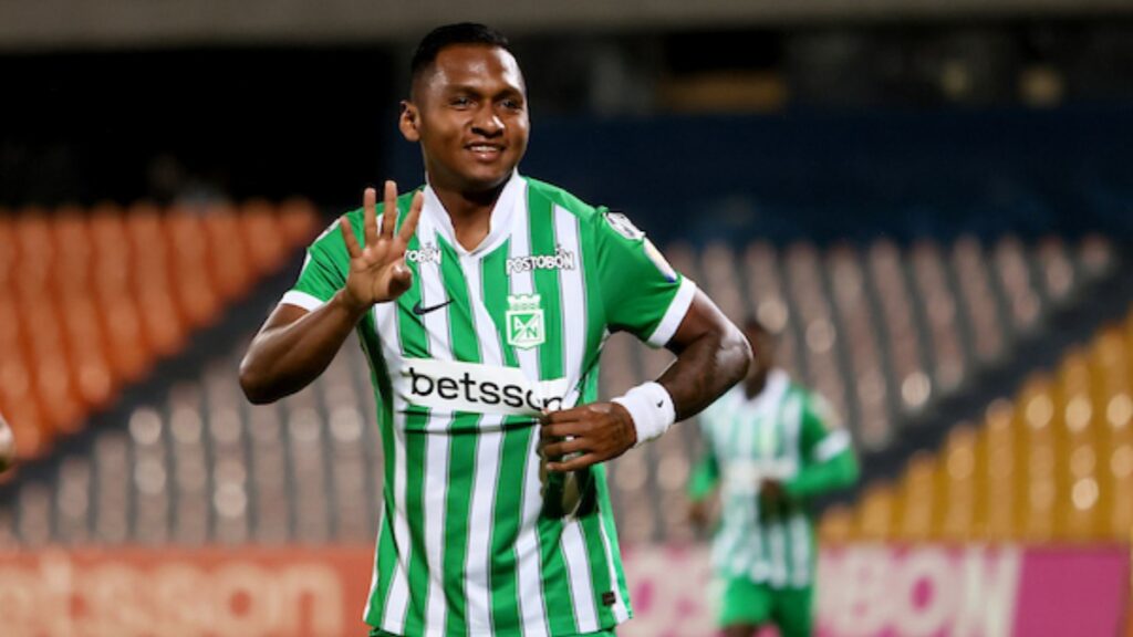 Alfredo Morelos, jugador de Atlético Nacional.