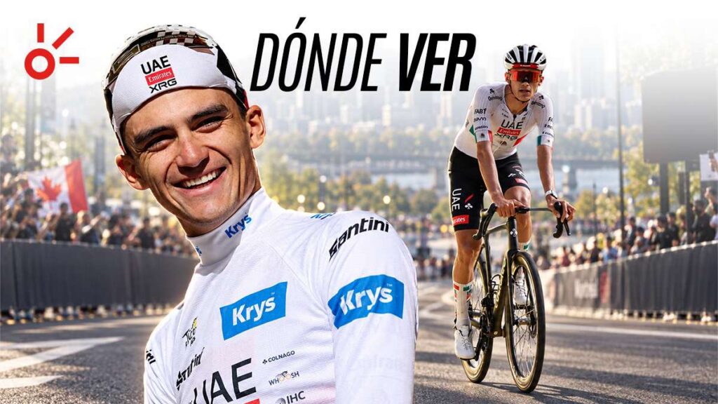 Isaac del Toro participa en el Mundial de ciclismo 2026. Conoce los días y horas de sus carreras
