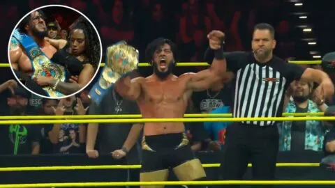 Mustafa Ali retiene el Campeonato Internacional de TNA tras vencer a Trey Miguel y Jason Hotch