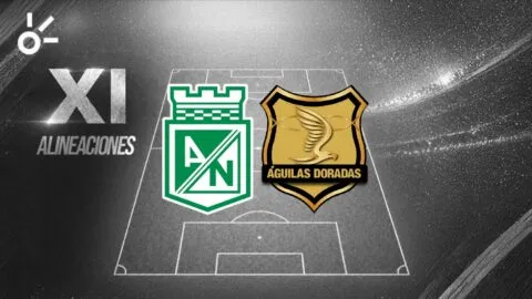 Posibles alineaciones del Atlético Nacional vs Águilas Doradas por la Liga BetPlay 2026-II
