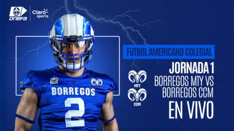 Borregos Monterrey vs Borregos CCM, en vivo: transmisión de la semana 1 de la ONEFA 2026, hoy 3 de septiembre